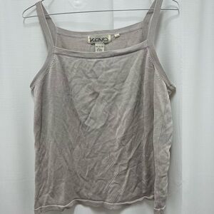 Vintage Beige Knit TankTop